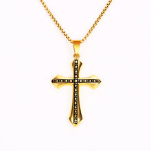 不銹鋼十字架項鍊 歐美韓國型男不銹鋼十架吊墜 Stainless Steel Men's Cross  Pendant & Necklace European and American design High Quality Korean Pop Star (0006MS)
